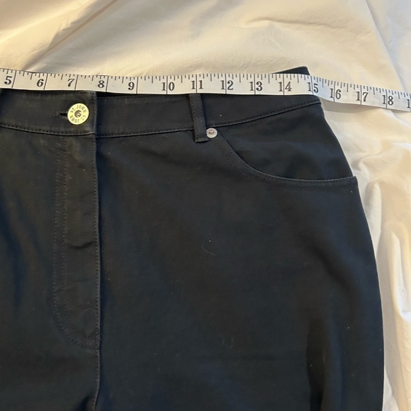 ST JOHN SPORT Black Stretch five‎ pocket Straight Leg Jeans Pants 6 - Picture 8 of 11
